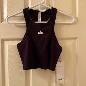 ALO Yoga Aspire Tank, black, XS, NEW WITH TAGS